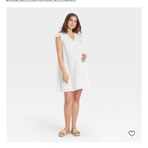 The Nines By Hatch Short Sleeve Maternity Dress